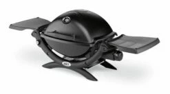 Weber Q1200 Gas Grill Black Lid