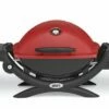 Weber Q 1200 Gas Grill Red Lid