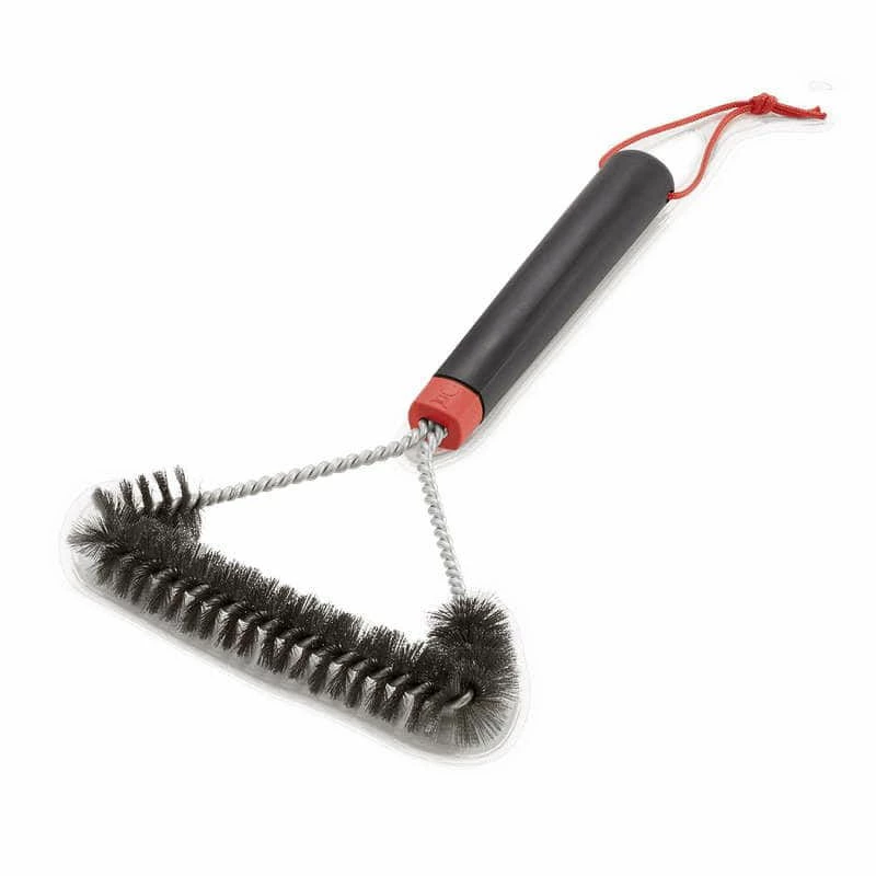Weber 12 Inch Three-Sided Grill Brush 1 Weber 12 Inch Three-Sided Grill Brush