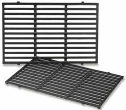 Weber Cooking Grill Porcelain Cast Iron 19.5x12.875 (Pair)