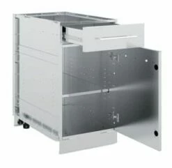 1 Door/Drawer Cabinet (Stainless Steel)