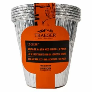 Traeger Grease & Ash Keg Liner 5 Pack 1 Traeger Grease & Ash Keg Liner 5 Pack