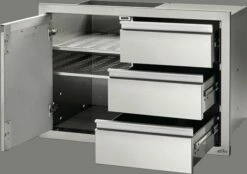 36in X 24in Single Door & Triple Drawer Combo