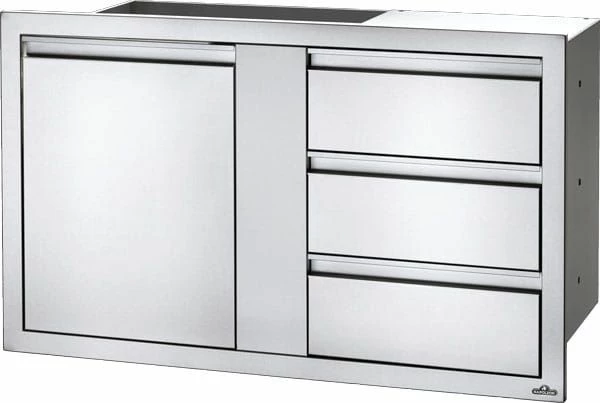 42in X 24in Large Single Door & Triple Drawer 1 42in X 24in Large Single Door & Triple Drawer