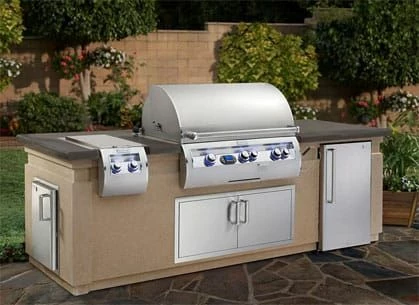 Fire Magic Echelon 790i Island Package With Fridge And Sideburner 1 Fire Magic Echelon 790i Island Package With Fridge And Sideburner