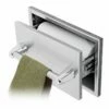 15in Paper Towel Holder With Towel Bar