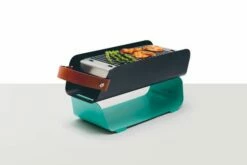 UNA Portable Table Charcoal Grill - Turquoise