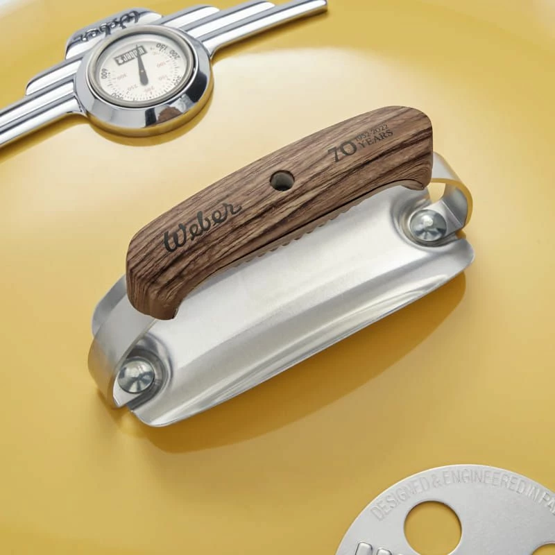 Weber 22 Inch 70th Anniversary Hot Rod Yellow 4 Weber 22 Inch 70th Anniversary Hot Rod Yellow - Image 4